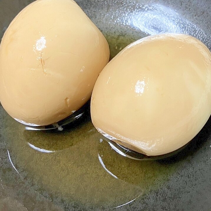 味ぽんと麺つゆで、あっさり味玉子